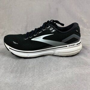 Brooks Womens Shoes Size 8.5 B Black White Ghost 15 Athletic Running 1203801B012